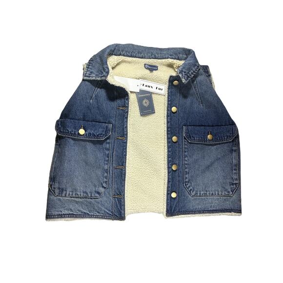 Democracy Jackets & Blazers - Democracy Women's Blue Denim Vest Size S - Excellent Condition